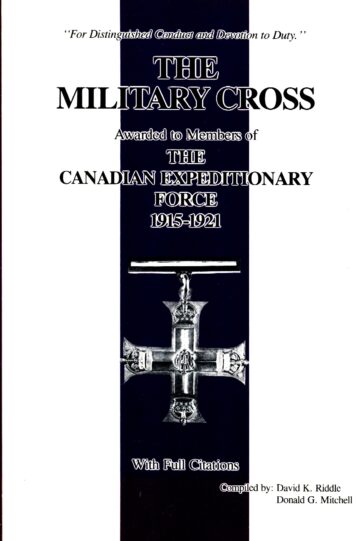 The Military Cross to Flying Personnel of Great Britain and the Empire 1914-1919
