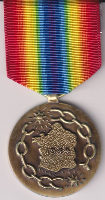 Medal for Liberation 1944, French.