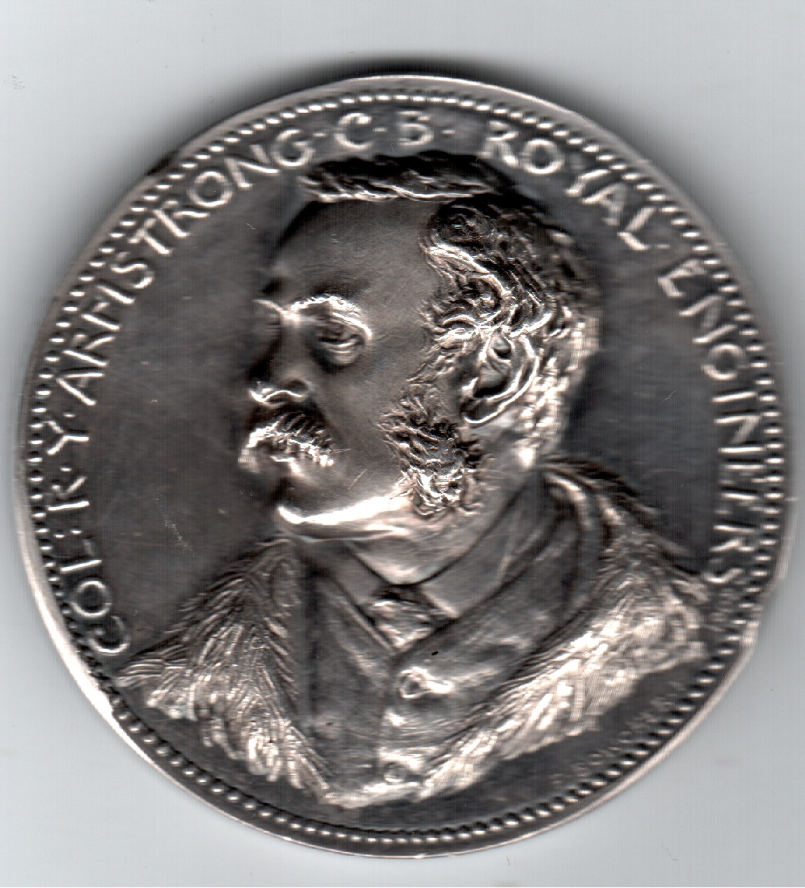 Royal Engineers Armstrong Memorial Prize Medal. EF