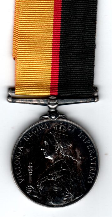 Queen's Sudan Medal 1896-1898. 3309 Private E. Goodier, 2/ Rifle Brigade  EF