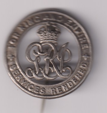 Silver War Services Badge 1914-1918, (52170). 3530 Corporal T.H. Wettone, 7th London Regiment.   GVF