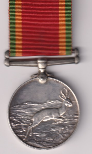 Africa Service Medal 1939-1945. 142441 H. W. Delaney.  EF