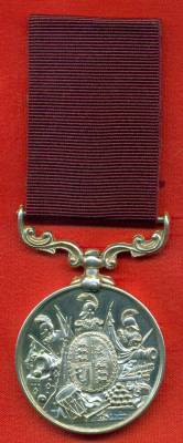 Army Long Service and Good Conduct Medal Victoria issue, 3rd type 1874-1901, swivelling scroll suspension with smaller reverse lettering. 1146 Sergeant J. Newman, Royal Warwickshire Regiment   Choice EF