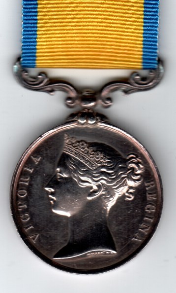 Baltic Medal 1854-1855 Unnamed as officially issued to the Royal Navy or Royal Marines. Choice EF