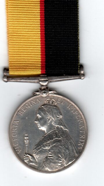 Queen's Sudan Medal 1896-1898. 4588 Lance Sergeant H. W. S. Robinson, 1/ Northumberland Fusiliers    EF