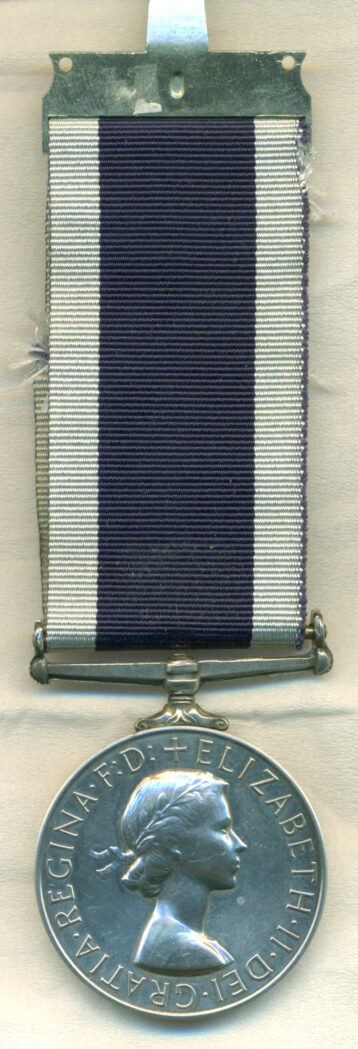 Royal Navy Long Service and Good Conduct Medal, 2nd type Elizabeth II Dei: Gratia:  D094868M Senior Petty Officer G. A. I. Gray Royal Navy.  GVF