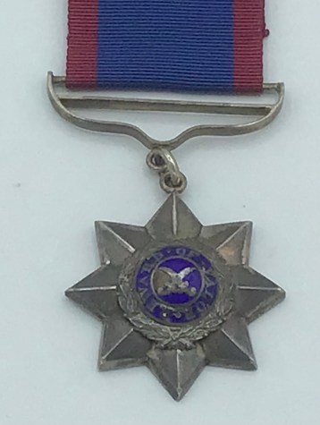 Indian Order of Merit 2nd class, reverse impressed '2nd class'. 38mm in diameter, chipping to center.  VF
