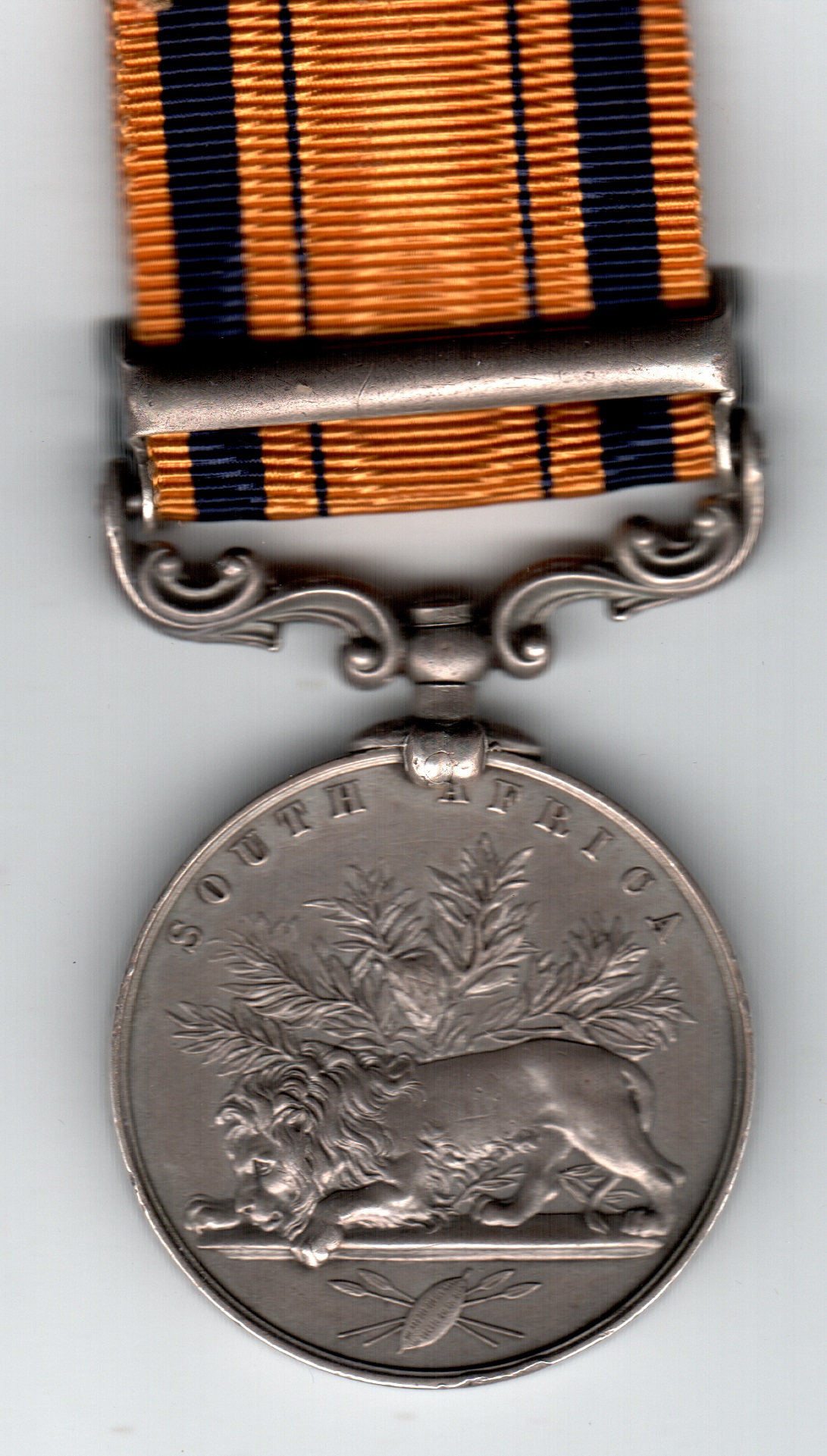 South Africa Medal 1877-1879, 1 clasp, 1879 Trooper F. Botha E/3rd Cape (Mounted )Yeomanry. VF/GVF - Image 2