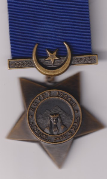 Khedive's Star 1882-1891, Dated 1884-6. Unnamed as issued. GVF