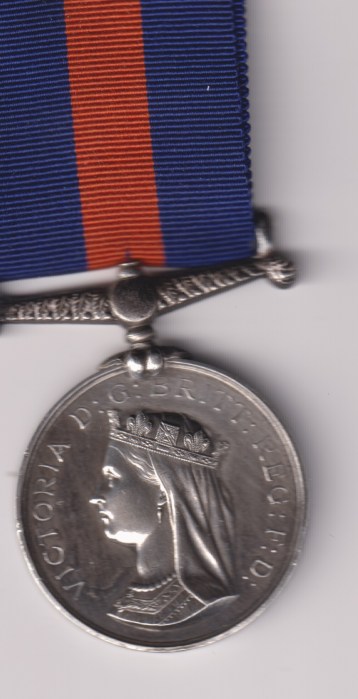 New Zealand Medal 1845-1866, Reverse Reverse 1863-1866 .  566 C. Knott 68th Foot.  VF/GVF