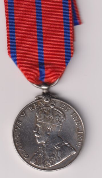 Coronation Medal 1911 St. John Ambulance Brigade. Nursing Sister M. Boultbee. None swiveling suspender  Fine/VF