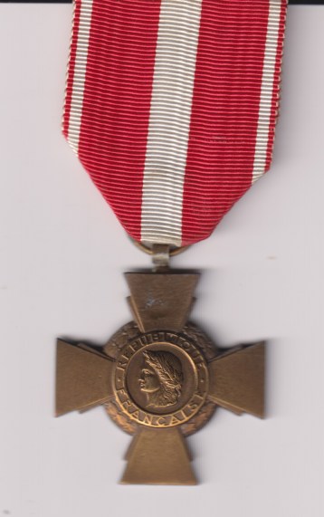 Cross for Military Valour France .  GVF