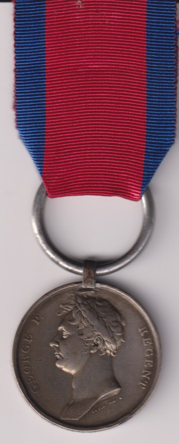 Waterloo 1815, with contemporary replacement steel clip and split ring suspension. Thomas Hardy, 2nd Reg. Life Guards. Fine