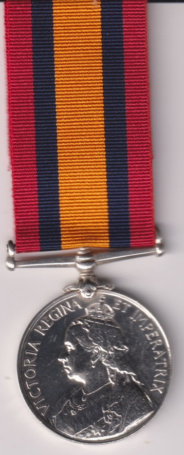 Queen’s South Africa 1899-1902, no clasp, Ships Cook T. E. Stanfield, Royal Navy H.M.S. Dwarf. VF