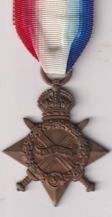 1914-15 Star 9602 Private J.T. Gibbons Hampshire Regiment.  VF