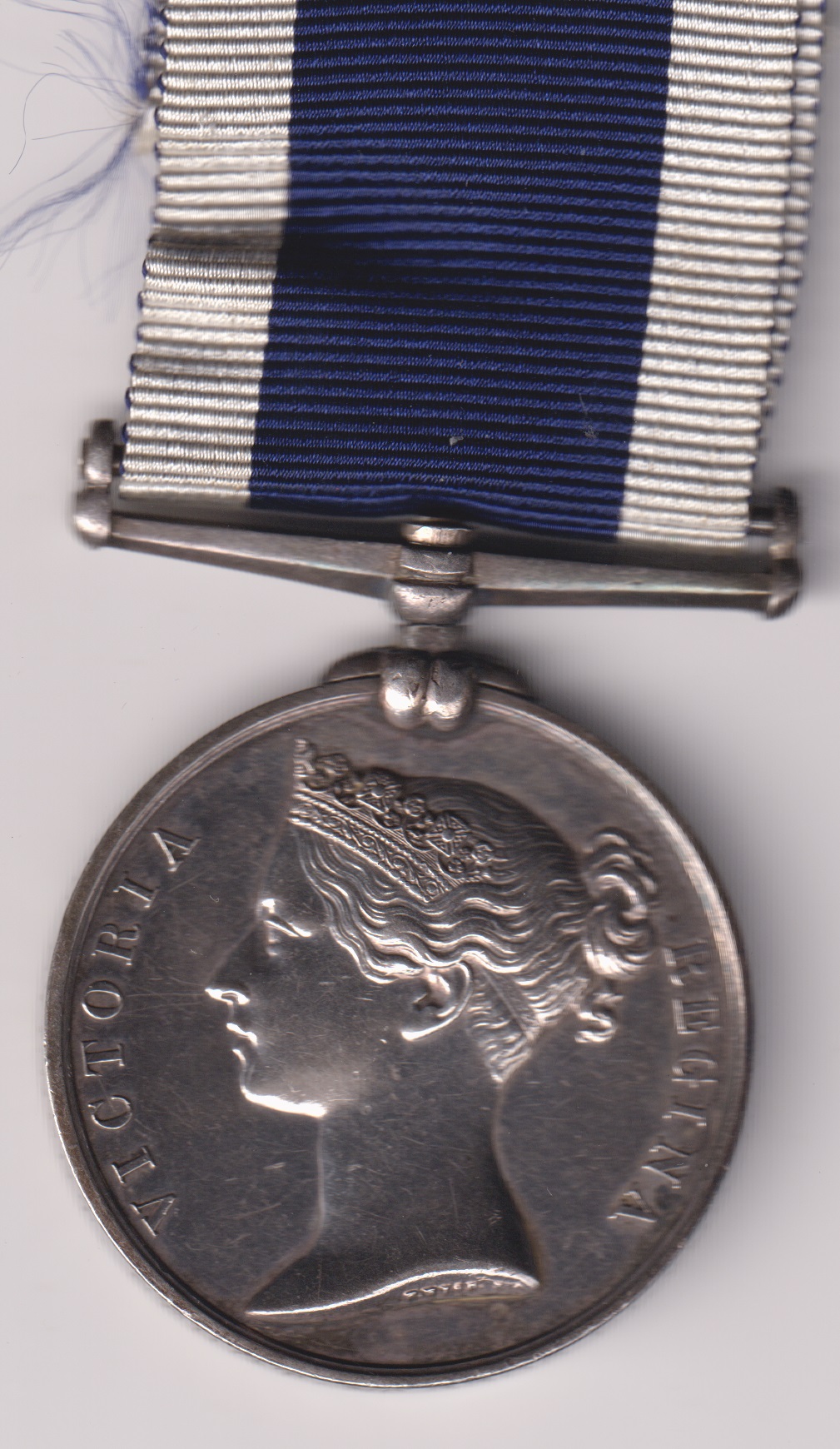 Royal Navy Long Service and Good Conduct, V.R., narrow suspension, No. 3305 Plymo. Sergeant Joseph Gilbert Royal Marine Light Infantry. GVF