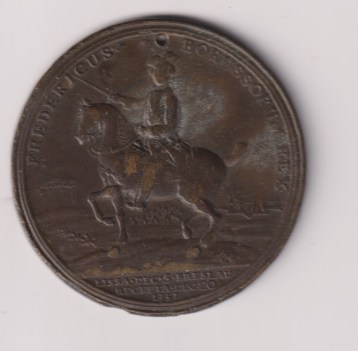 Battle of Lissa, Surrender of Breslau 1757.  Pierced at 12.0 VF.