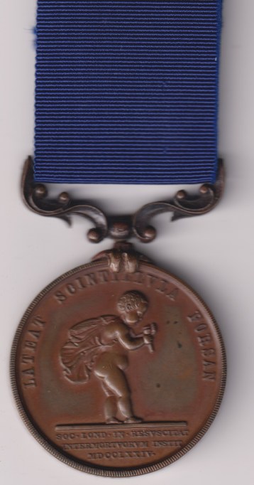Royal Humane Society, small bronze medal (successful) (Lieut. Charles G. Coull, R.N.R., 19th Feb. 1917)  EF