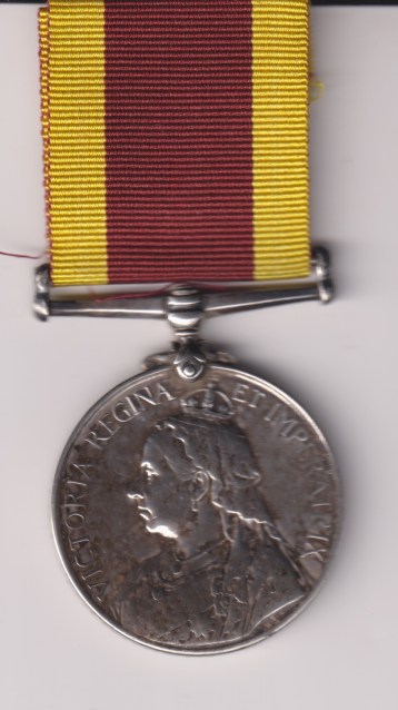 China War Medal 1900, no clasp, Lascar Mattabodi B By. Royal Horse Artillery, rare to the unit.  Fine.