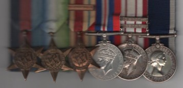 1939-45 Star; Atlantic Star; Africa Star, clasp North Africa 1942-43; War Medal, Naval General Service 1915-62, 2 clasps, Malaya, Near East, G.VI.R. (C/MX 766203 G. H. Burr El. R.N.;) Royal Navy L.S. & G.C., E.II.R., 1st issue (MX.766203 G. H. Burr. Ch. El. H.M.S. Collingwood.) Chief Electrician G. H. Burr, Royal Navy. GVF/EF.