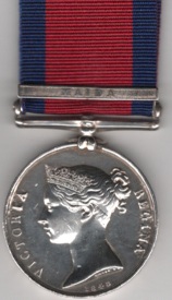 Military General Service 1793-1814, 1 clasp, Maida F. McDonell, 78th Foot. Brooch marks to obverse VF
