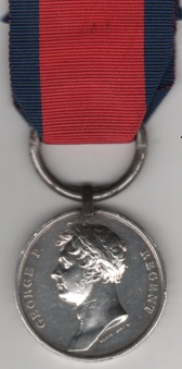Waterloo Medal 1815, with original steel clip and contemporary ring suspension William Erskine, 2nd or Royal North British Regiment of Dragoons (Royal Scots Greys). Fine.