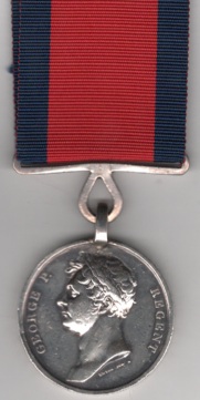 Waterloo 1815 with contemporary silver loop and straight bar suspension. Henry Strobel, 3rd Line Battalion King's German Legion Light contact marks otherwise VF.