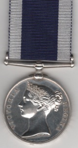 Royal Navy L.S. & G.C., V.R., narrow suspension, Leading Stoker. F. W. Causey Royal Navy H.M.S. Vernon.  EF