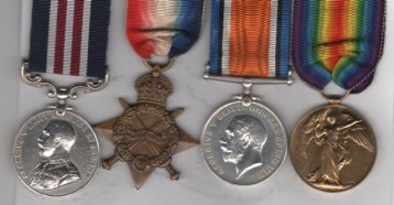 FAMILY GROUP :Military Medal, G.V.R. (50185 Sjt: F. J. Dorrell. 185/Coy. M.G.C.); 1914-15 Star (1627 L.Cpl. F. J. Dorrell, Hereford. R.), British War Medal, Victory Medal (1627 Sjt. F. J. Dorrell. Hereford. R.) 1627 Sergeant F. J. Dorrell. Hereford Regiment : .British War Medal, Victory Medal (37922 Pte. H. Dorrell. Som. L.I.) Private Herbert Dorrell, Somerset Light Infantry : British War Medal, Victory Medal (1897 Pte. H. E. Dorrell. Shrops. Yeo.) 1897 Private H. E. Dorrell.Shropshire Yeomanry. All EF
