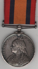 Queen’s South Africa 1899-1902, no clasp, Stoker W. J. Hammond Royal Navy H.M.S. Gibraltar. EF
