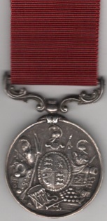 Army Long Service and Good Conduct Medal, Victoria issue, 3rd type 1874-1901, swivelling scroll suspension with smaller reverse lettering. 73 Gunner J. Worsfold D.Brigade Royal Horse Artillery VF