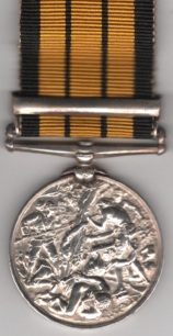 East and West Africa 1887-1900, 1 clasp, Brass River 1895. Orderley J. Sayer, Royal Navy H.M.S. Thrush. VF - Image 2