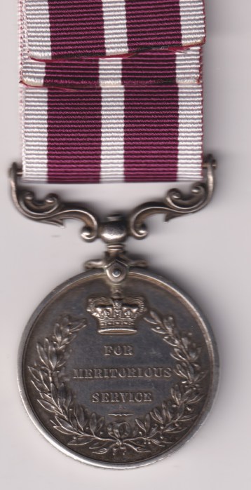 Army Meritorious Service Medal, George V issue military bust, 54329 Corporal/ L.Sergeant C.W. Bryant 18th Welsh Regiment (Glamorgan) GVF