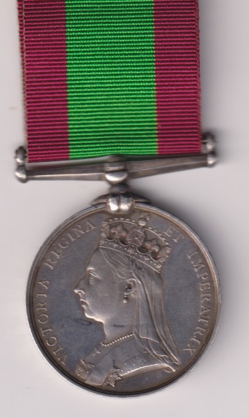 Afghanistan Medal 1878-1880, no clasp, engraved naming,  Major W.R. Bunbury, Bengal Staff Corps.  EF