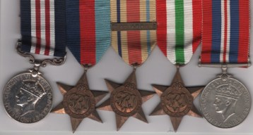 Military Medal, G.VI.R. (1680141 L. Bmbr. T. H. Plummer. R.A.); 1939-45 Star; Africa Star, 1 clasp, 8th Army; Italy Star; War Medal 1939-45, Lance-Bombardier T. H. Plummer, 26 Light Anti Aircraft Regiment, Royal Artillery.  GVF?EF