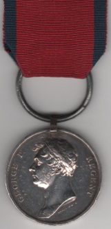 Waterloo 1815, with original steel clip and ring suspension, Charles Renshaw, Royal Artillery Drivers.  VF/GVF