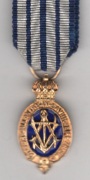 Albert Medal, 1st Class, for Gallantry in Saving Life at Sea, in silver-gilt. (miniature) VF