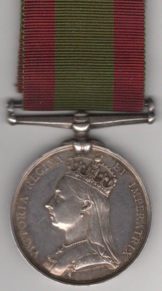 Afghanistan 1878-80, no clasp. 1072 Sergeant J. Walker, 66th Regiment of Foot   EF