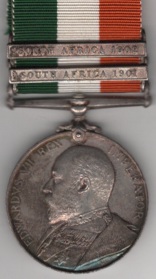 King’s South Africa, 1901-02, 2 clasps, South Africa 1901, South Africa 1902. 3894 Corporal P. Crawley. 16th Lancers. VF/GVF