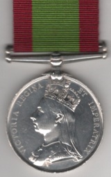 Afghanistan, 1878-80, no clasp, officially impressed,  Surgeon F. Jones 10th Bombay Native Light Infantry EF