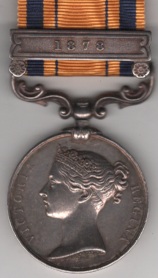 South Africa, 1877-79, single clasp, 1878. Serjeant A. Ritchie Jamestown. Jamestown Mounted Volunteer Rifles VF/GVF