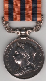 British South Africa Company, 1890-97, reverse Mashonaland 1897, no clasp. 304 Troopr. F. R. Coleman British South Africa Police.  EF