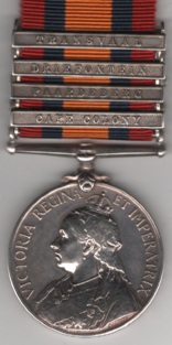 Queen’s South Africa, 1899-1902, 4 clasps, Cape Colony, Paardeberg, Driefontein, Transvaal. 127010 Petty Officer Class 1 B. Murphy Royal Navy H.M.S. Doris. Pleasing VF