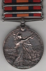 Queen’s South Africa, 1899-1902, 3 clasps, Talana, Orange Free State, Transvaal, 4812 Pte J. P. Farley, Royal Irish Fusiliers EF - Image 2
