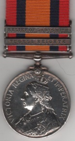 Queen’s South Africa, 1899-1902, 2 clasp, Tugela Heights, Relief of Ladysmith. Orderly E. Lawrence. Imperial Hospital Corps. EF