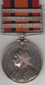 Queen’s South Africa, 1899-1902, second type reverse, 3 clasps, Cape Colony, Orange Free State, Johannesburg 923 Private  S. Leyland East Lancashire Regiment EF