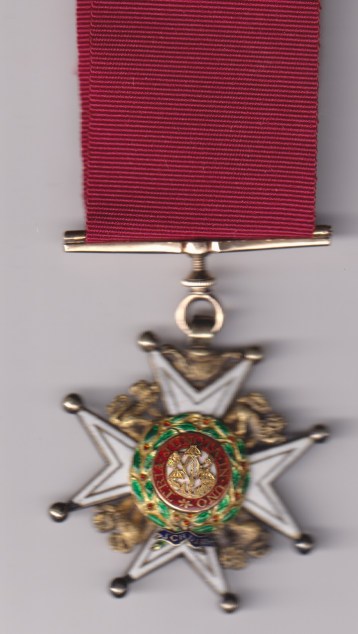 Most Honourable Order of the Bath, Companion C.B., (military) breast badge in silver-gilt and enamel, with original swivel suspender but lacking top buckle, about 1902 period. VF/GVF