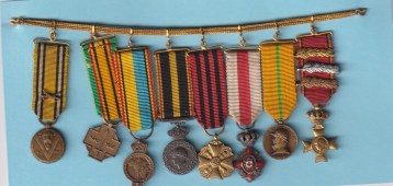 Belgium Second World War, a Superb Group of 8 Medals Top Quality.