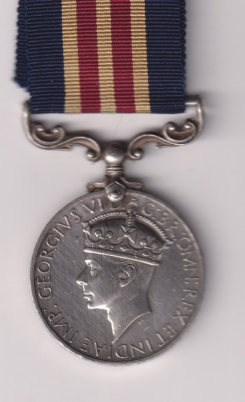 Military Medal G.VI.R, 1st type 'Ind Imp' legend 1938-1948. 7043579 Acting Sergeant T. J. McMullan, Royal Ulster Rifles.  VF