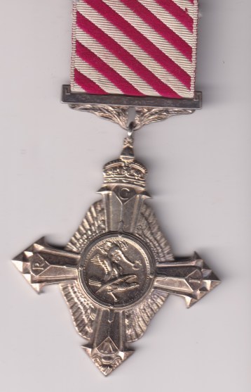 Air Force Cross G.VI.R., 1st type, reverse officially engraved 1944, in George V1 Royal Mint case of issue. EF